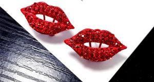 Lips Earrings Set