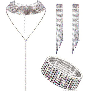 Taylar's "Irresistible Me" 3 Pieces Rhinestone Jewelry Set