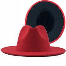 Load image into Gallery viewer, New Men&#39;s &amp; Women&#39;s Ethnic Style Cashmere Felt Hat Wool Brim
